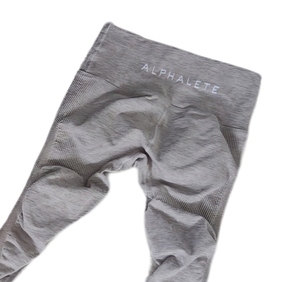 Alphalete Compression Leggings Size Small Brand Spell Out. - Picture 3 of 8